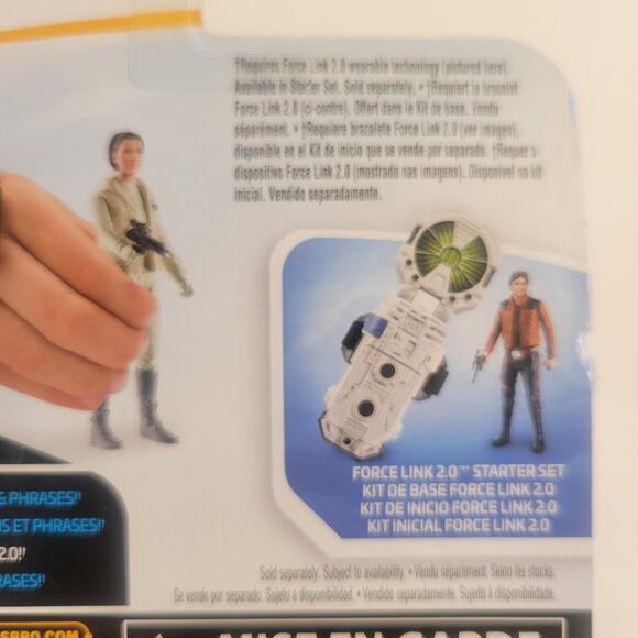 Star Wars Force Link 2.0 Luke Skywalker & Leia Organa Figure Lot Hasbro New - Picture 6 of 16